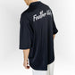 T-shirt Over Tecnica Con Scritta Feather Valley